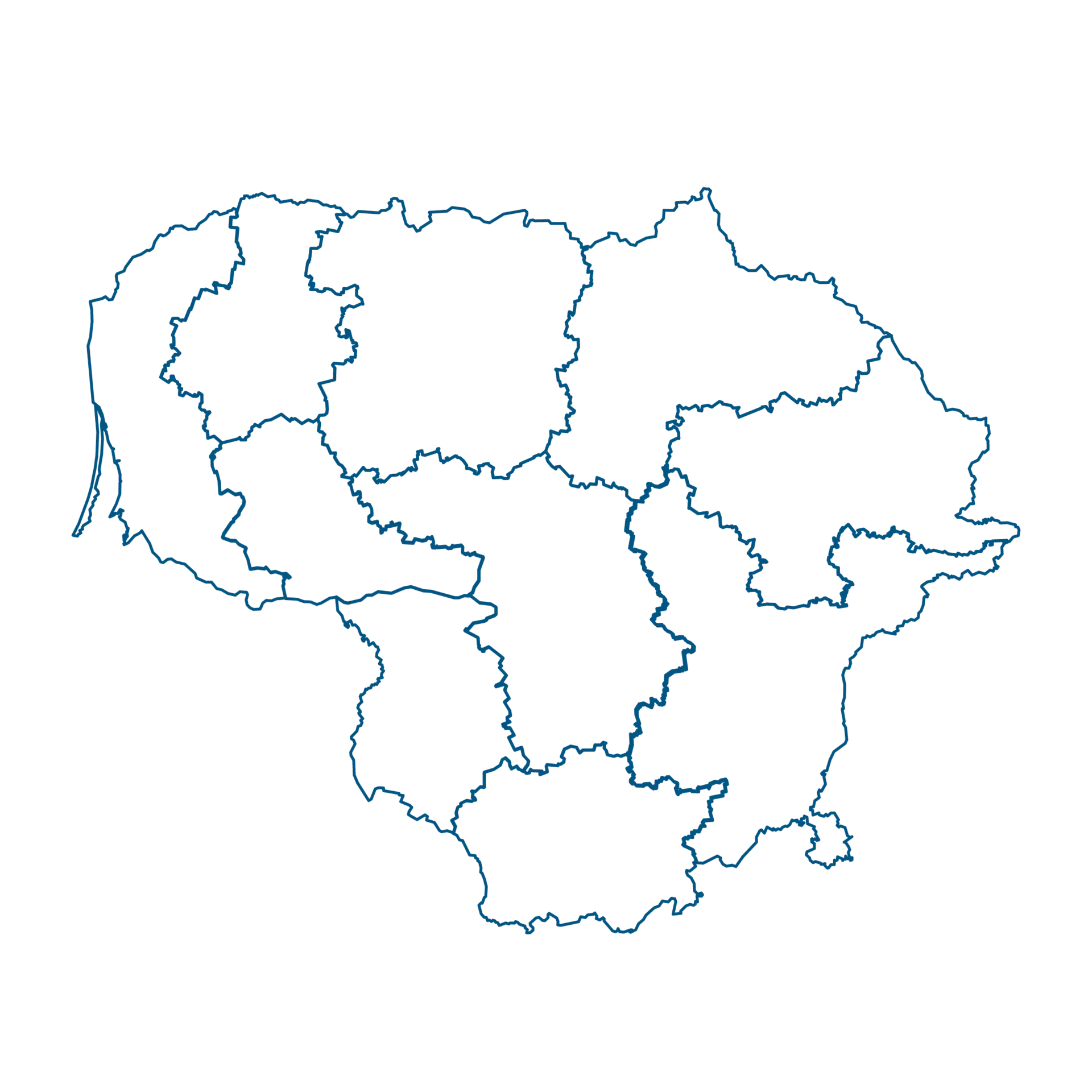 mobile map for lithuania